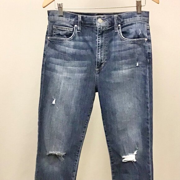 Joe’s Jeans 30 High Rise Straight Ankle Jeans Ibapah Wash Women’s Distressed - Picture 4 of 10